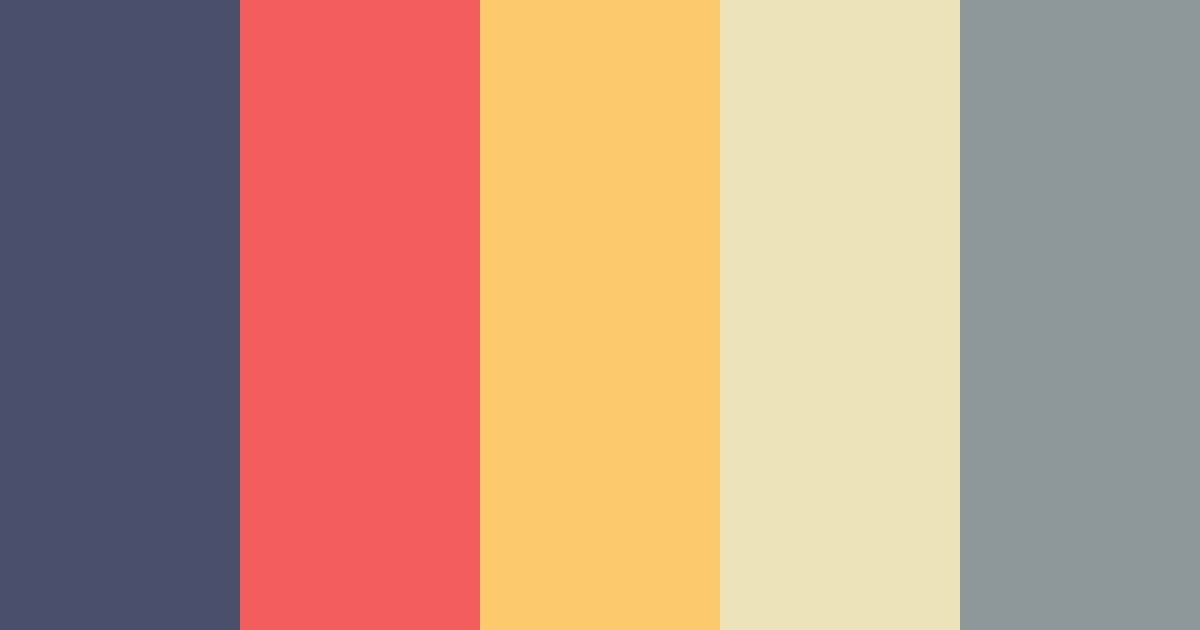 Download serious color palette PNG image (landscape)