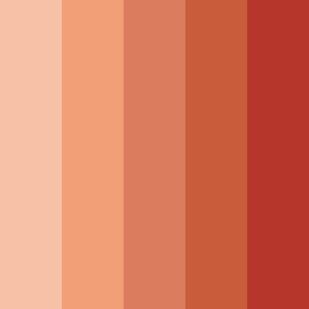 Download tacao sunset color palette PNG image (square)