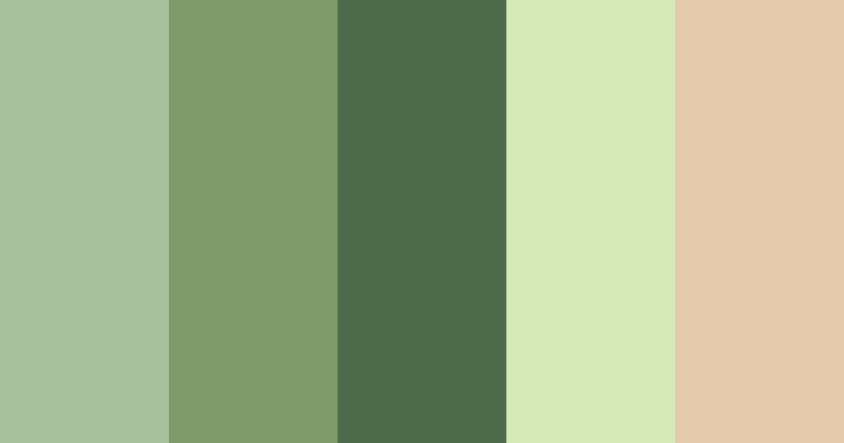 Download willow color palette PNG image (landscape)