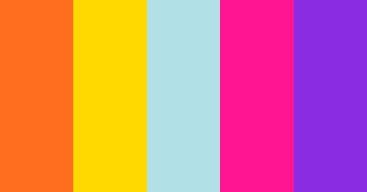 Download 90s vibes color palette PNG image (landscape)