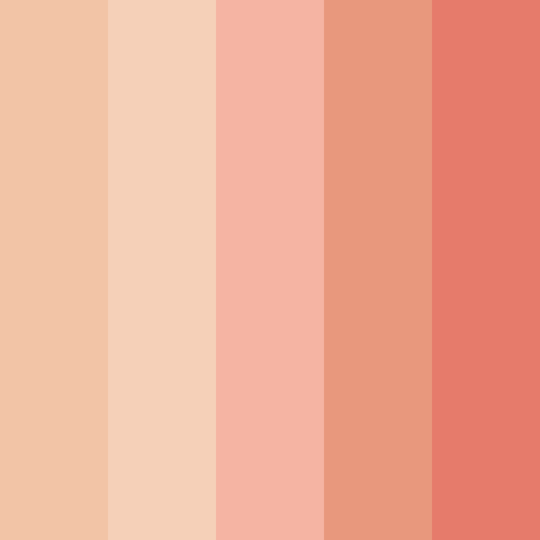 Download anime skin color palette PNG image (square)
