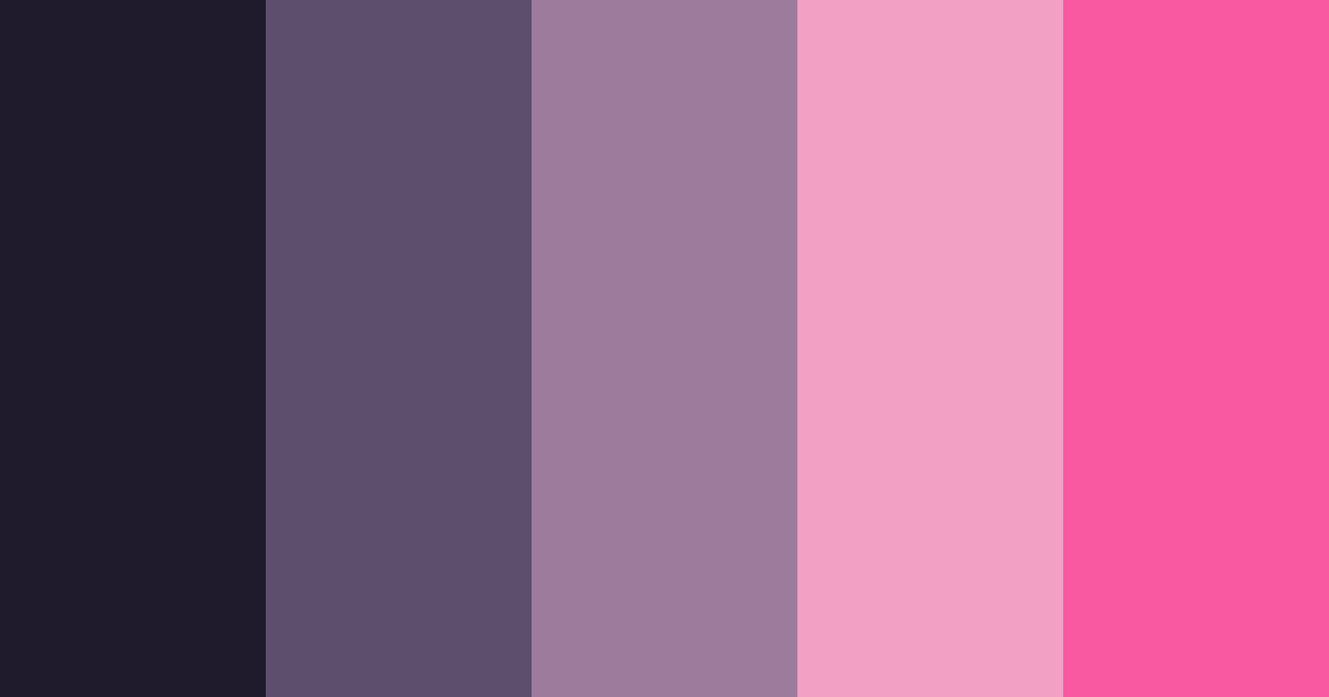 Download kuromi inspired color palette PNG image (landscape)