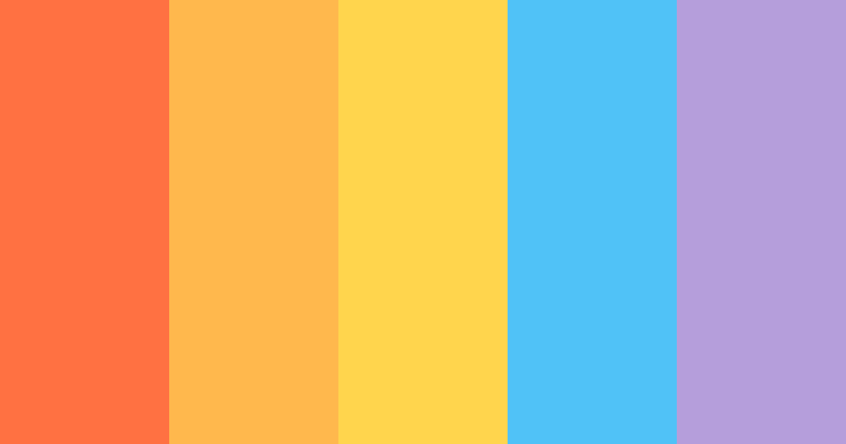 Download japanese city pop color palette PNG image (landscape)