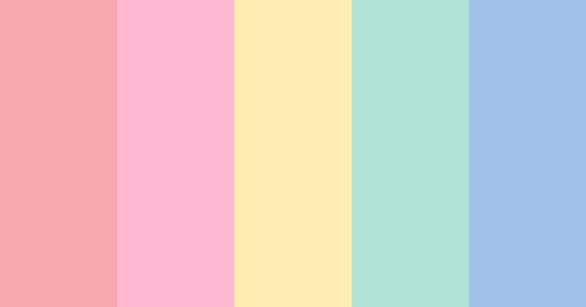Download innocent dream color palette PNG image (landscape)