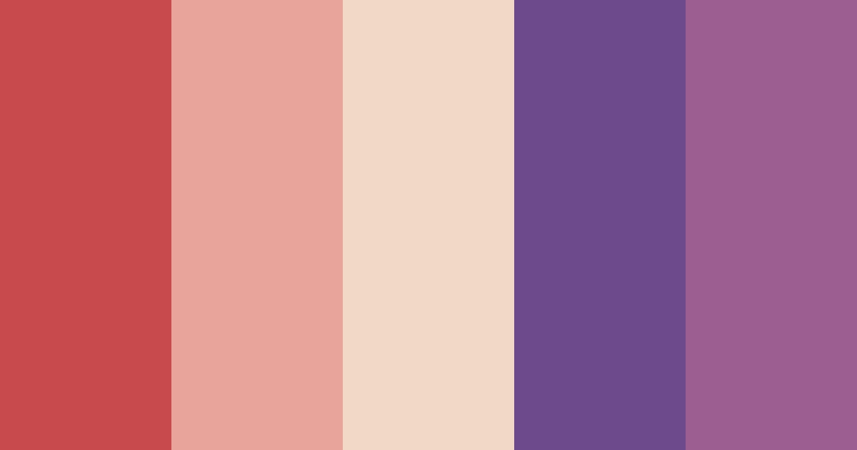 Download redhead academia color palette PNG image (landscape)