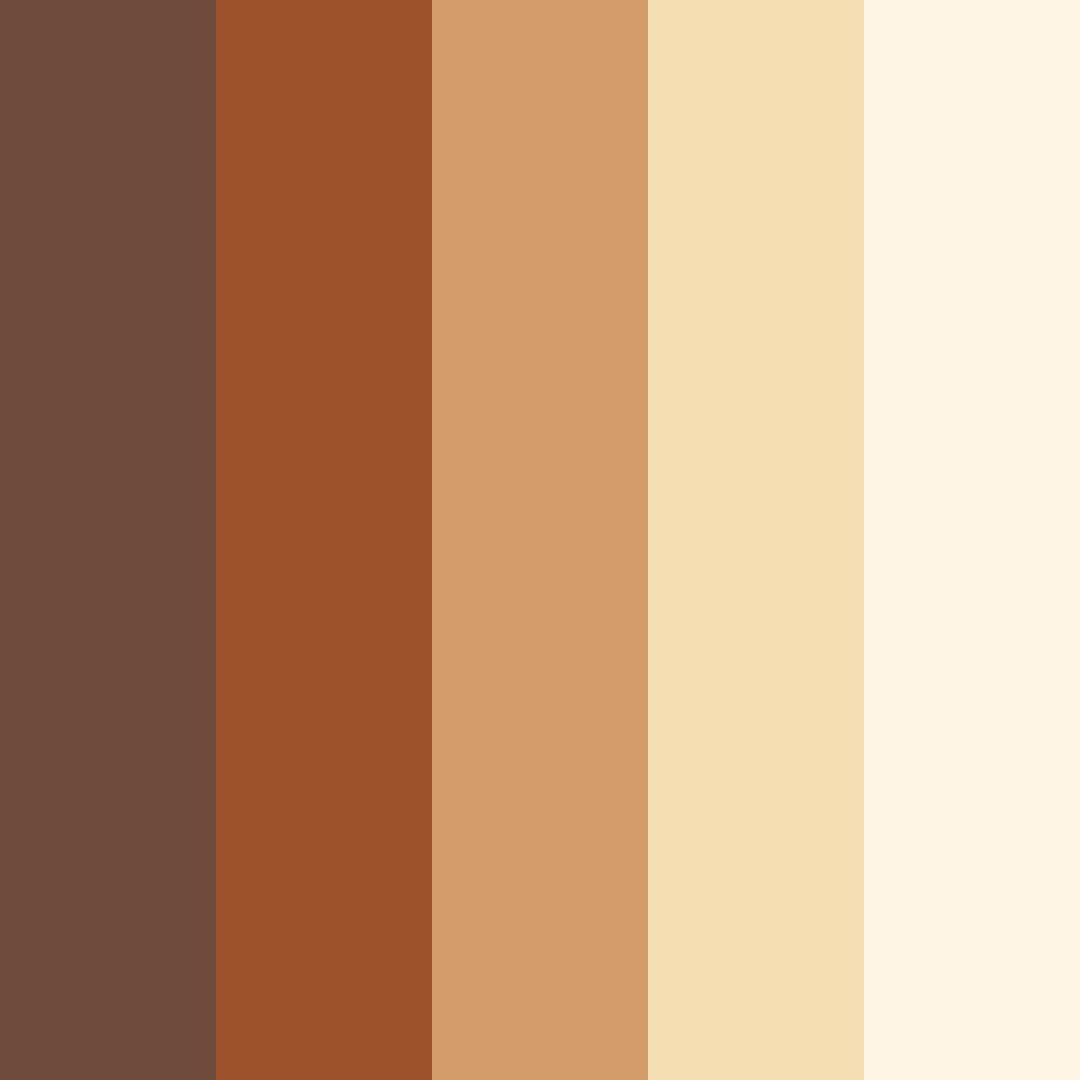 Download brown leather color palette PNG image (square)