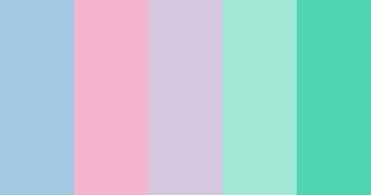 Download soft serenity color palette PNG image (landscape)