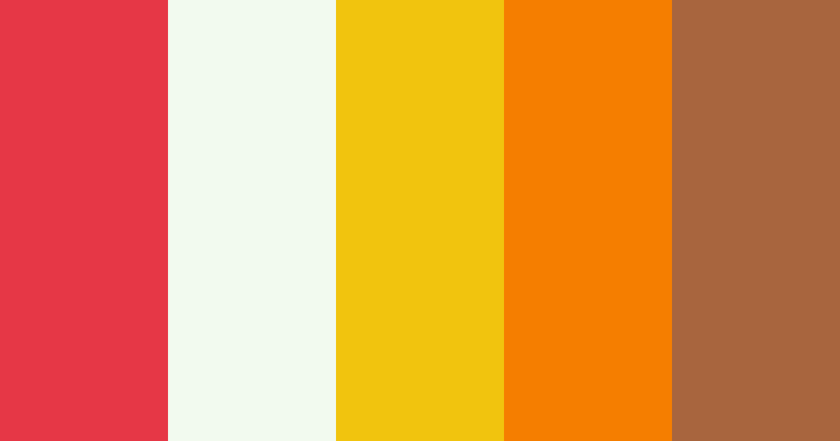 Download retro sunset color palette PNG image (landscape)