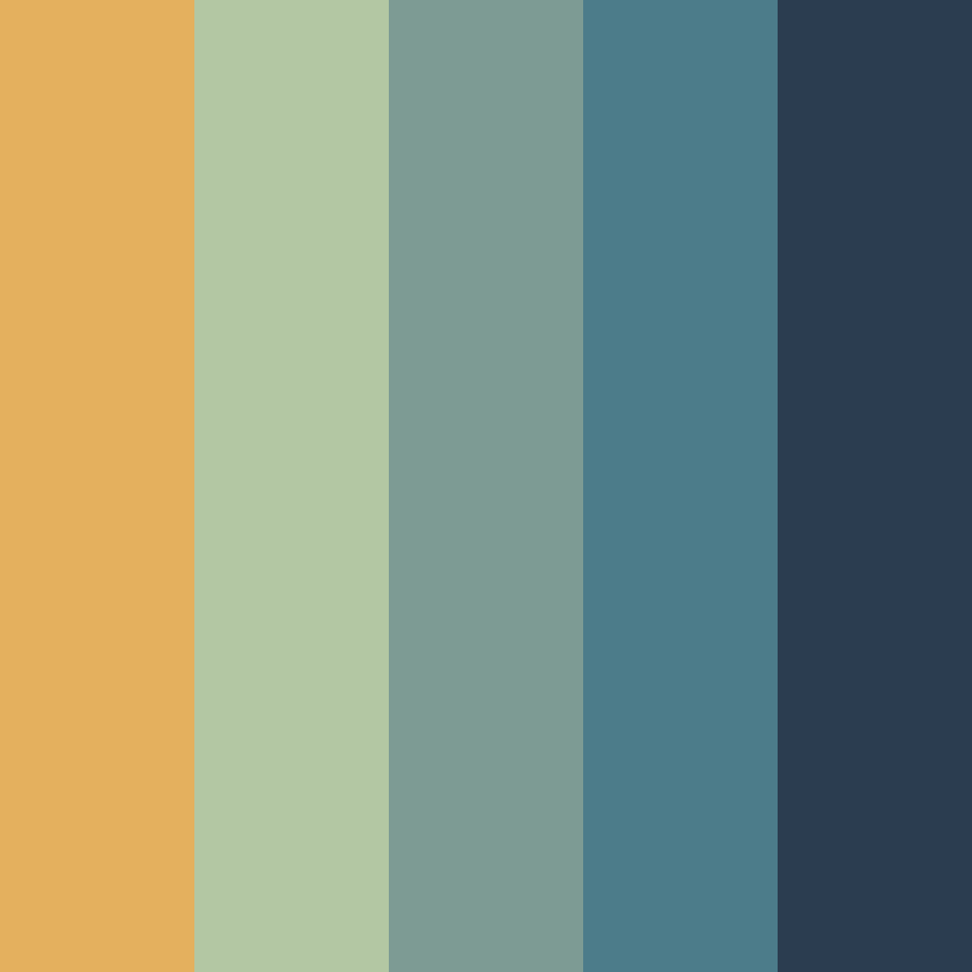 Download elderly care color palette PNG image (square)