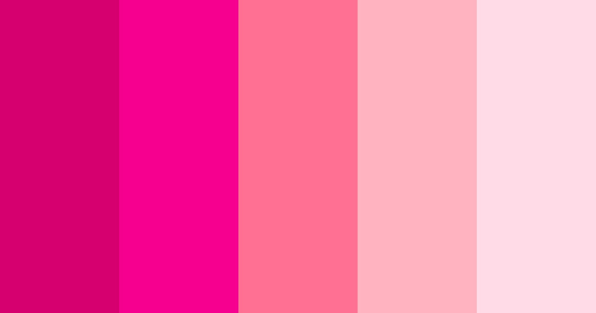 Download pink dream color palette PNG image (landscape)
