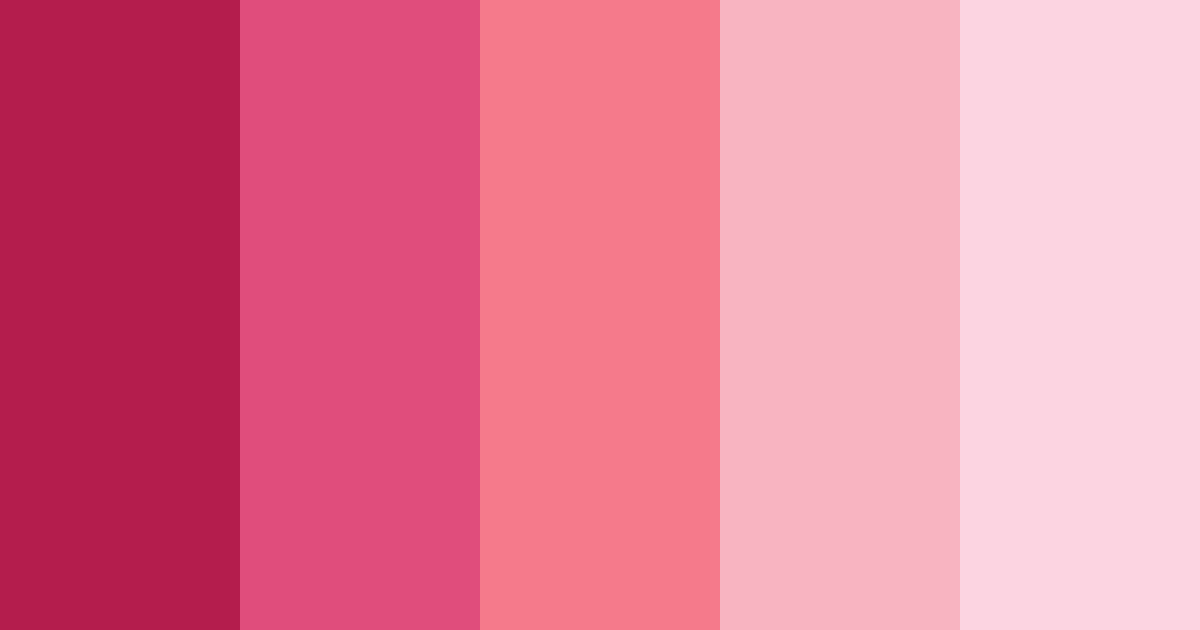 Download dark pink delight color palette PNG image (landscape)