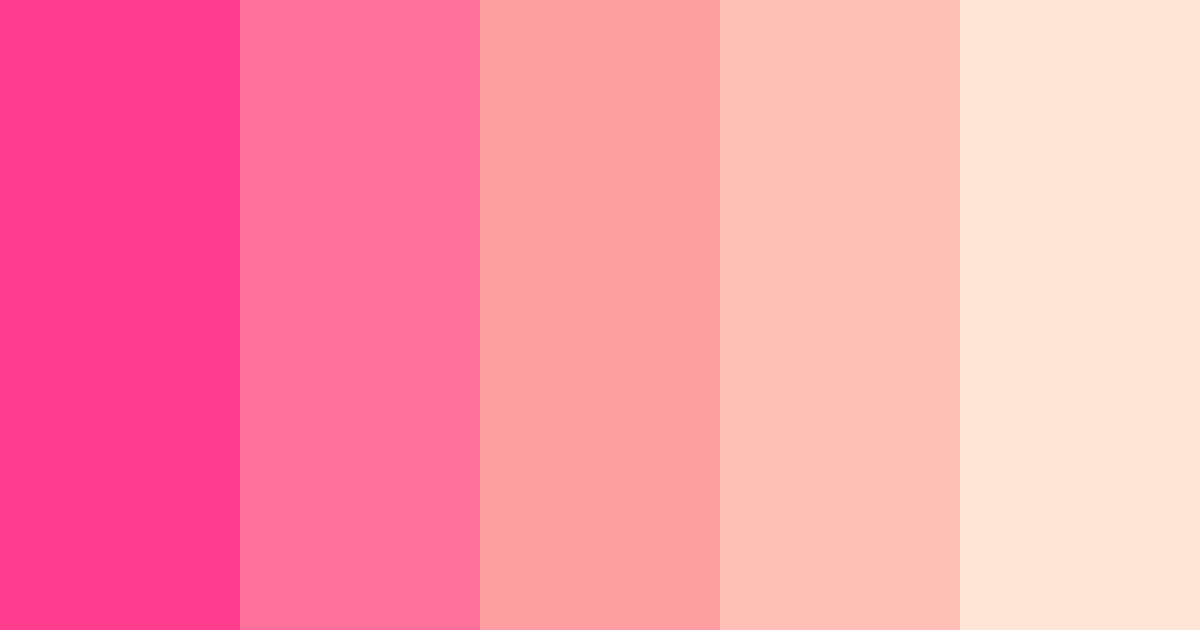 Download hot pink dream color palette PNG image (landscape)