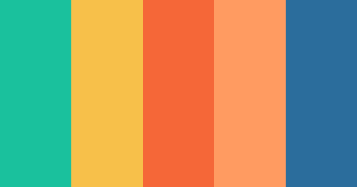 Download hawaii sunset color palette PNG image (landscape)