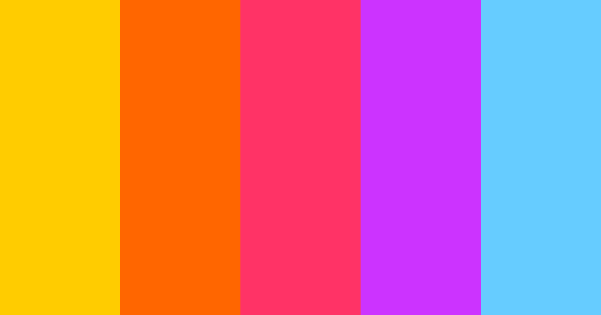 Download taiwan sunshine color palette PNG image (landscape)