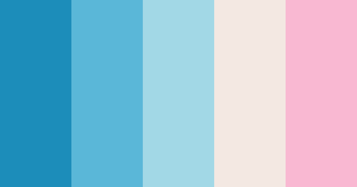 Blue Hair Band Color Palette