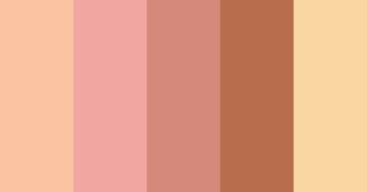 Download apricot bliss color palette PNG image (landscape)