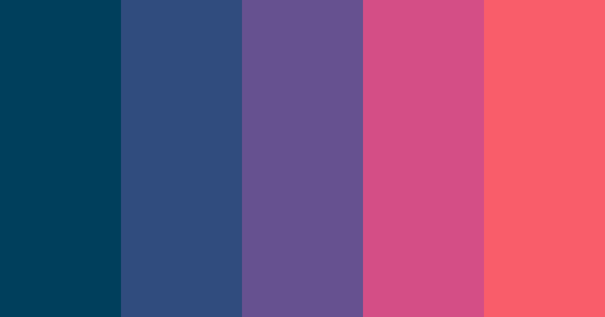 Download deep coral sunset color palette PNG image (landscape)