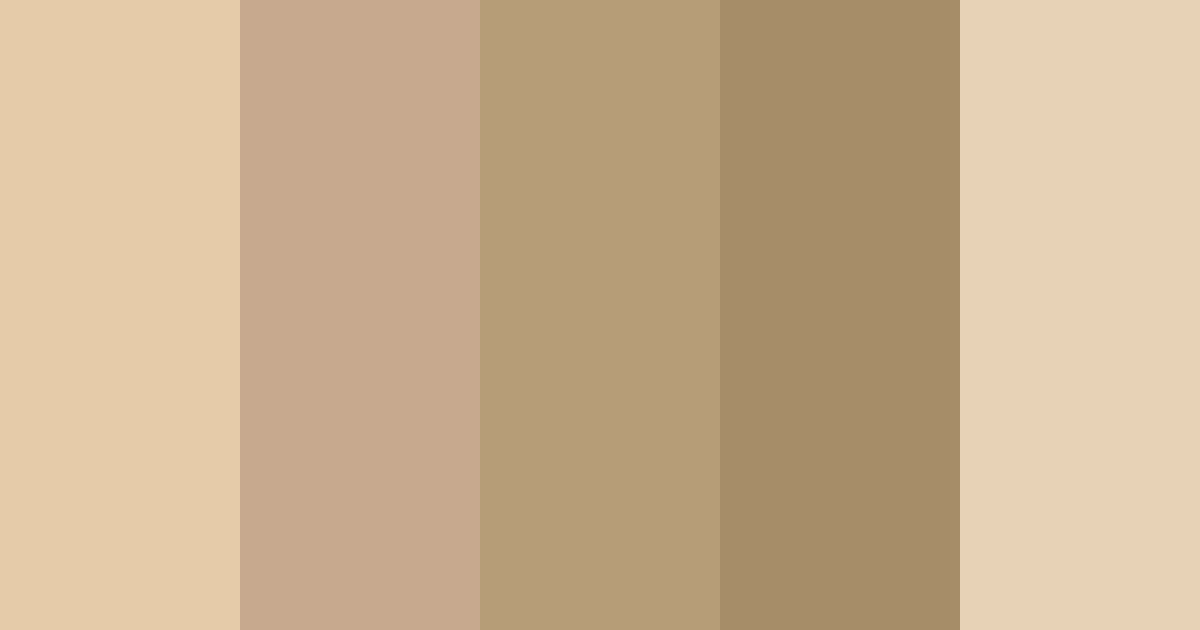 Download champagne elegance color palette PNG image (landscape)