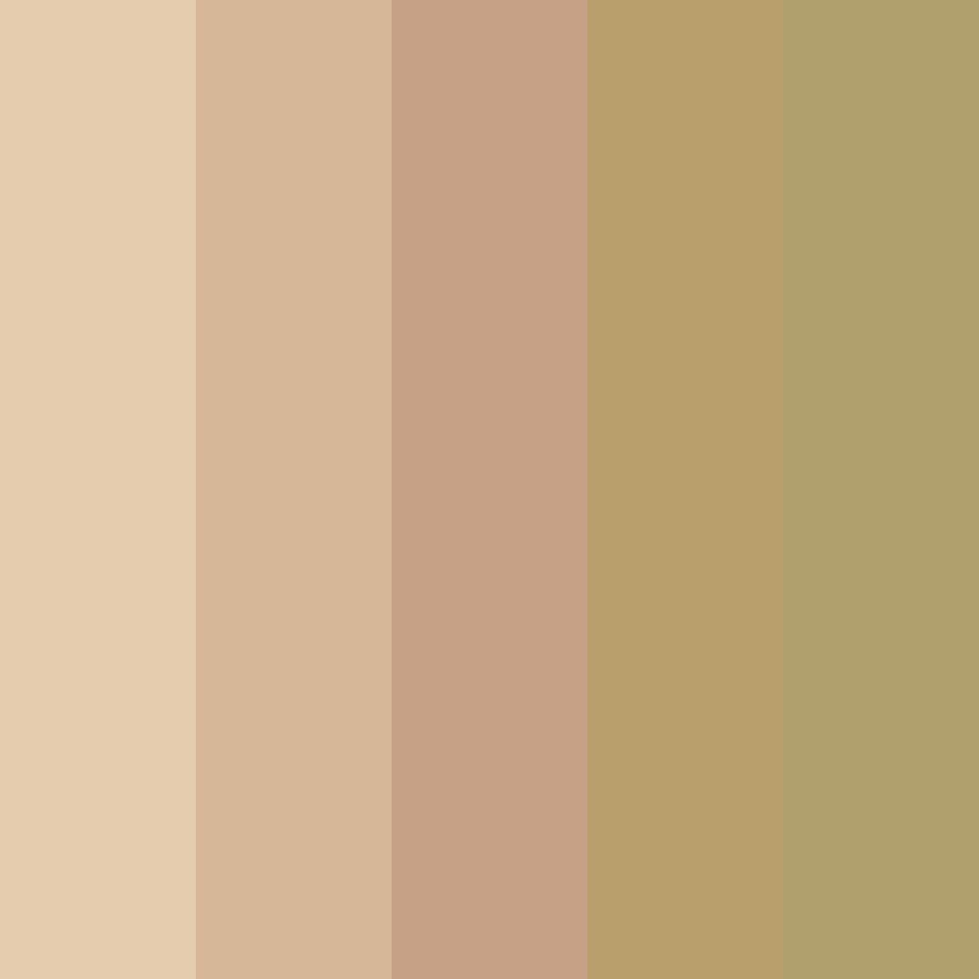 Download champagne elegance color palette PNG image (square)