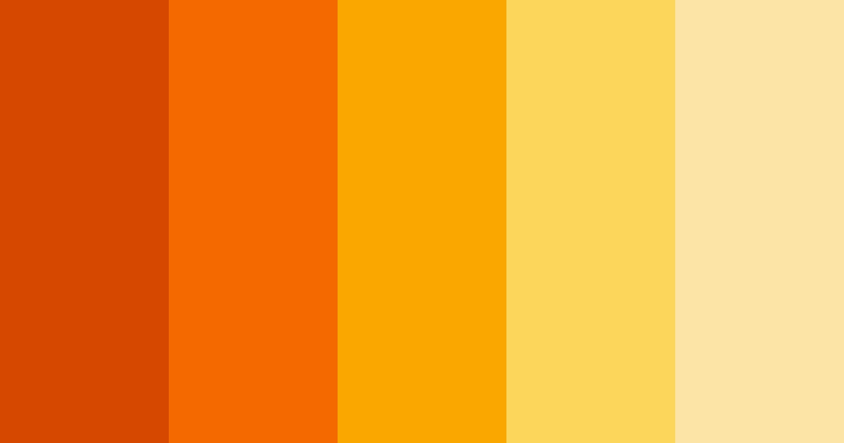 Sunset Glow Color Palette
