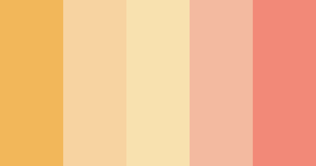 Download apricot dream color palette PNG image (landscape)