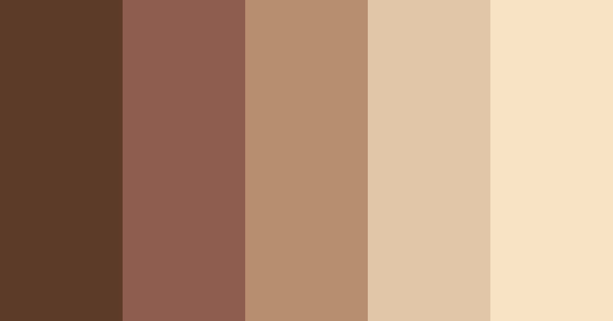 Download pinecone color palette PNG image (landscape)