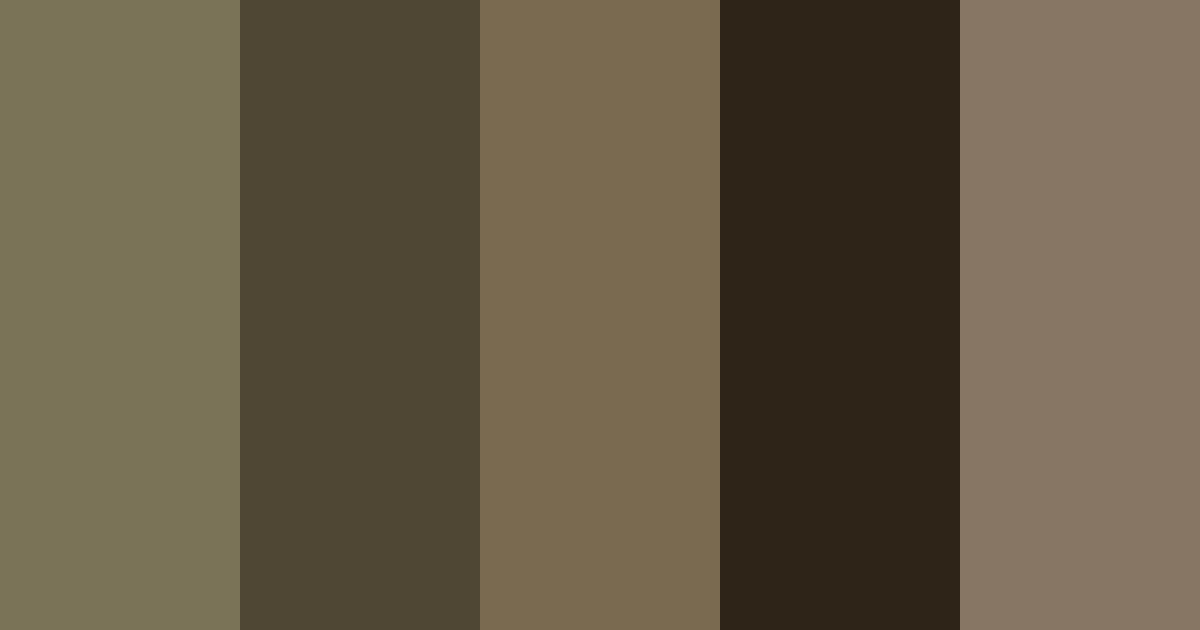 Download grounded luxury color palette PNG image (landscape)