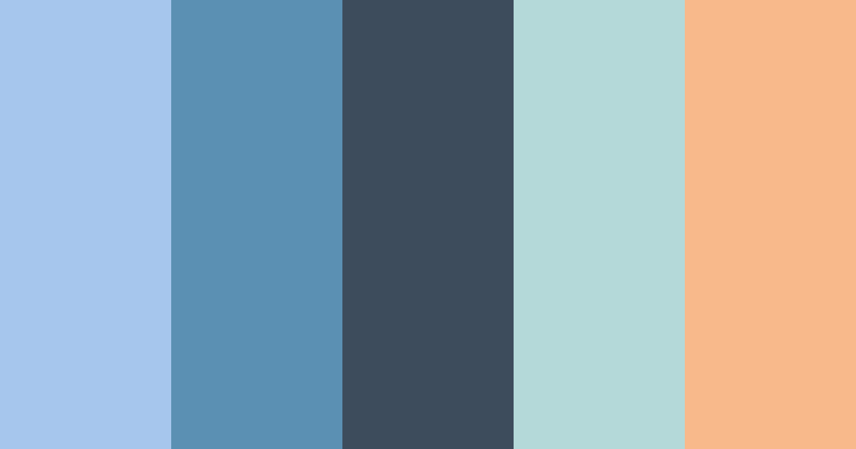 Download 90s cool toned minimalism color palette PNG image (landscape)