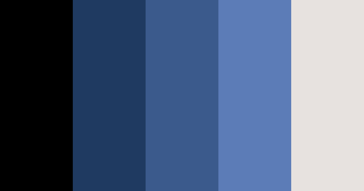 Download midnight blues color palette PNG image (landscape)