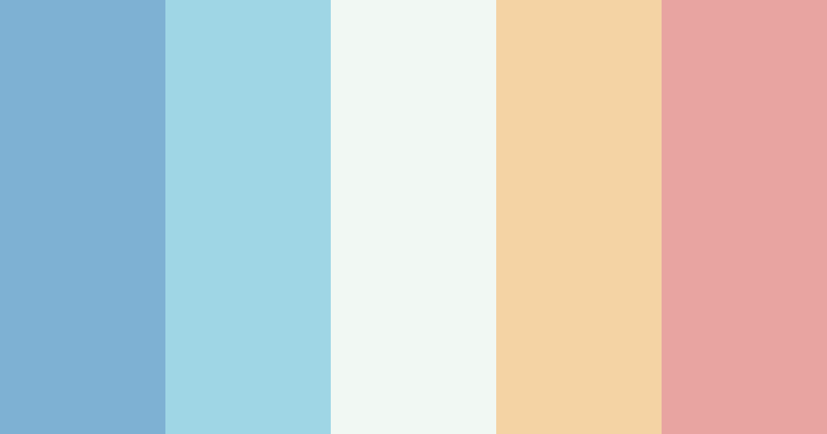 Download serenity color palette PNG image (landscape)