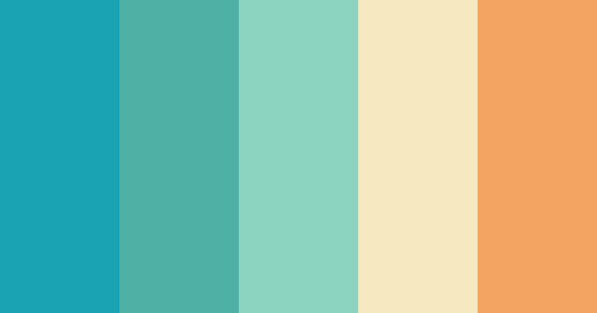 Download sea goddess color palette PNG image (landscape)