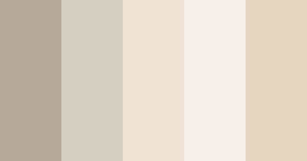 Download soft greige color palette PNG image (landscape)