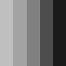 Silver Blood in Monochromatic Color Palettes