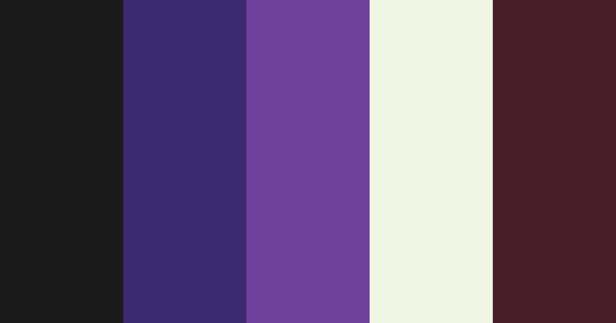Download midnight vibes color palette PNG image (landscape)