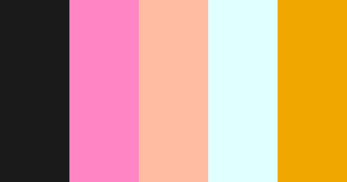 Download sweet sunrise color palette PNG image (landscape)