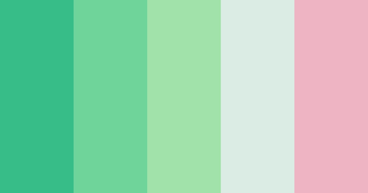 Download mental oasis color palette PNG image (landscape)