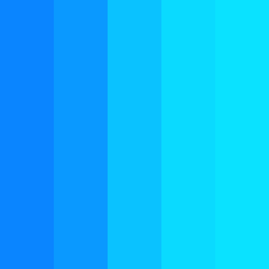 Download azure radiance color palette PNG image (square)