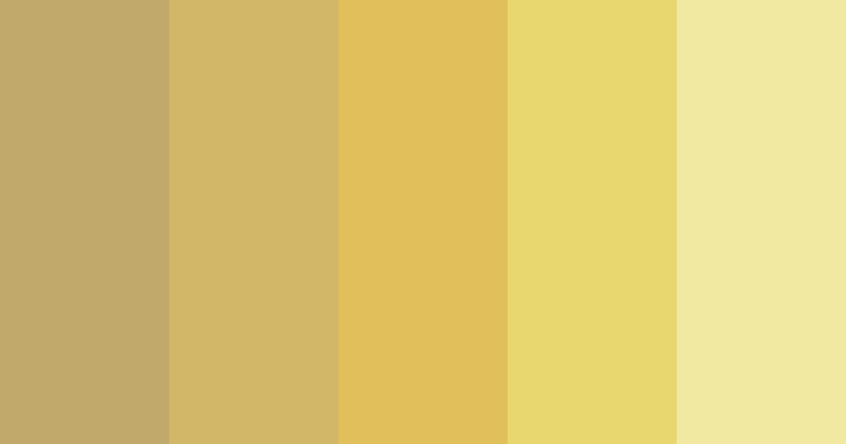 Download golden hazel color palette PNG image (landscape)