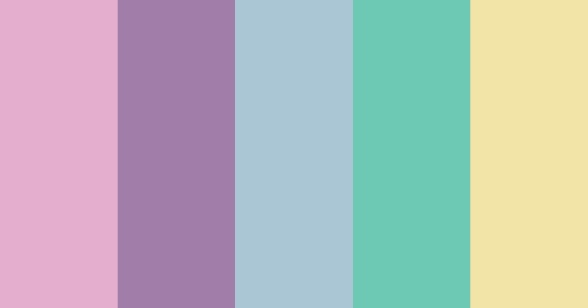 Download daphne color palette PNG image (landscape)