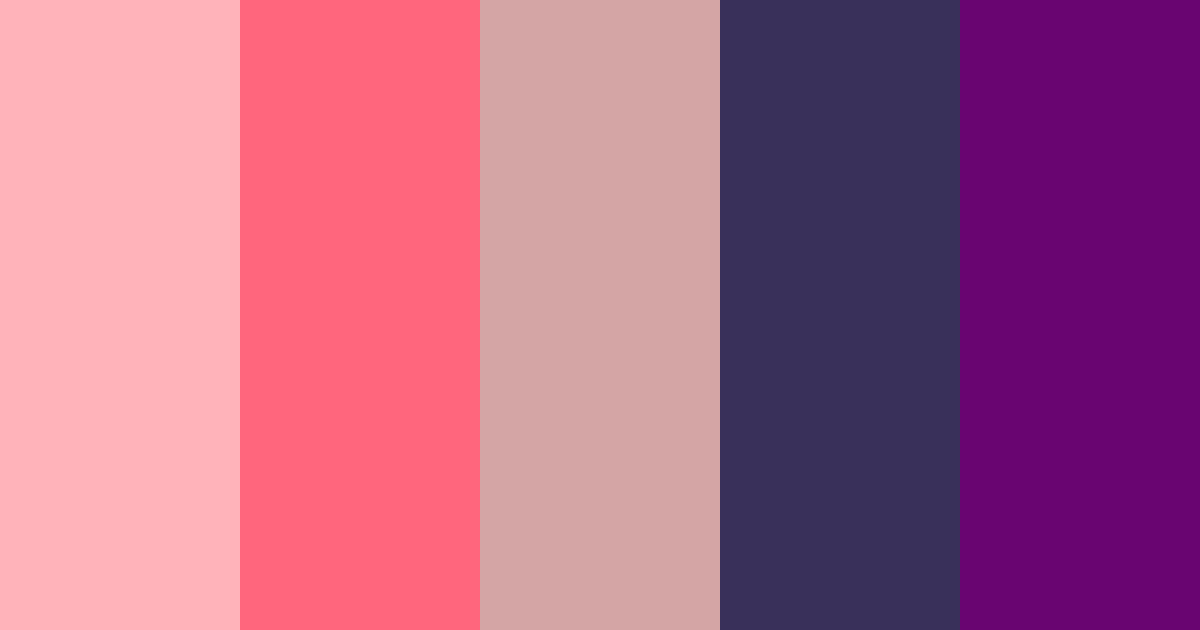 Download sweet forelady color palette PNG image (landscape)