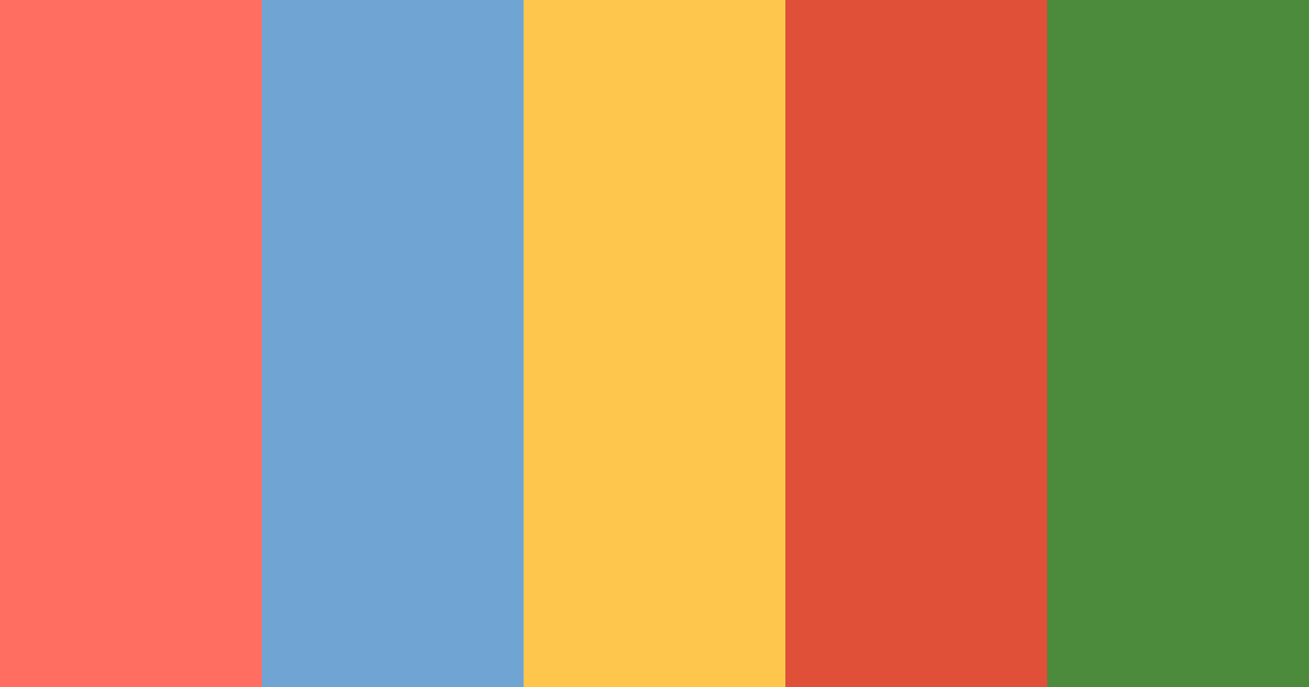 Download anos 60 color palette PNG image (landscape)
