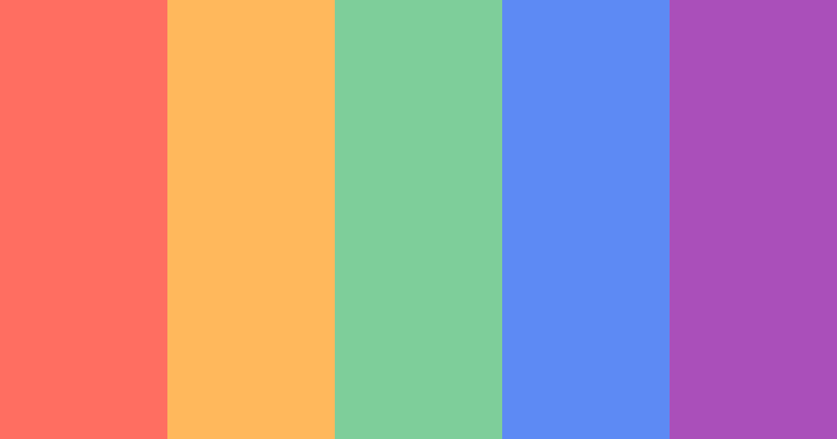 Download candy cotton color palette PNG image (landscape)