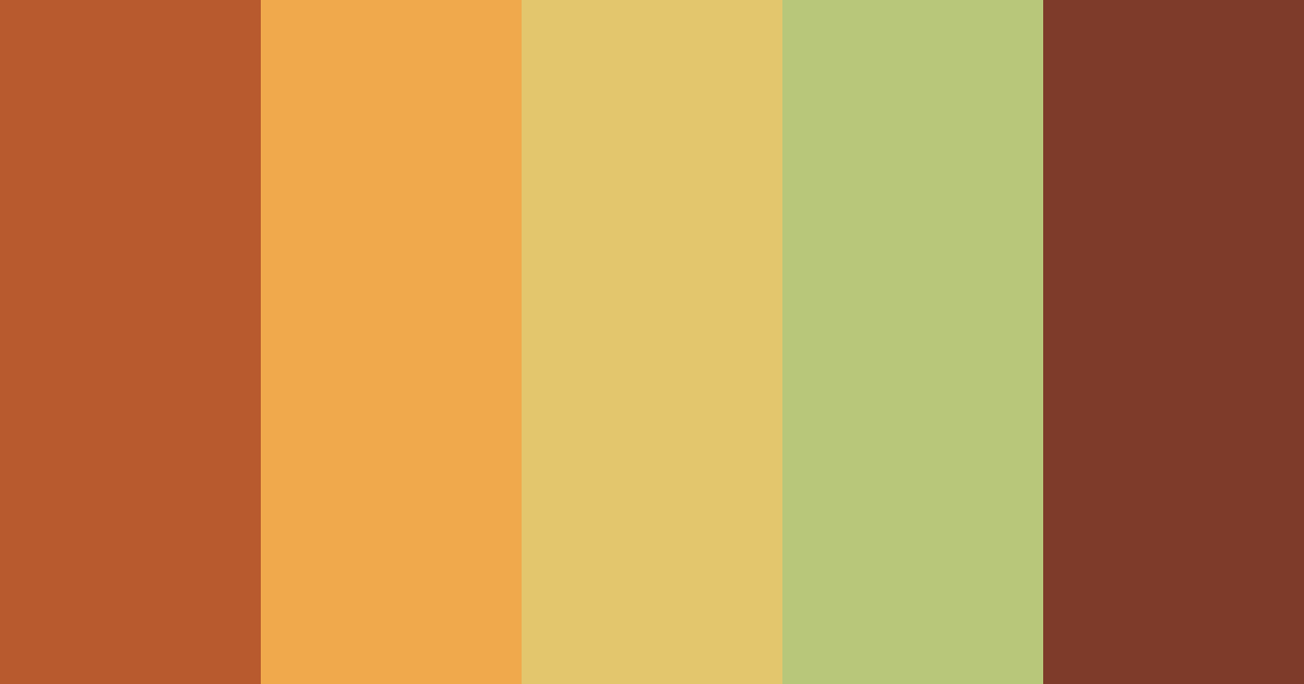 Download autumn warmth color palette PNG image (landscape)