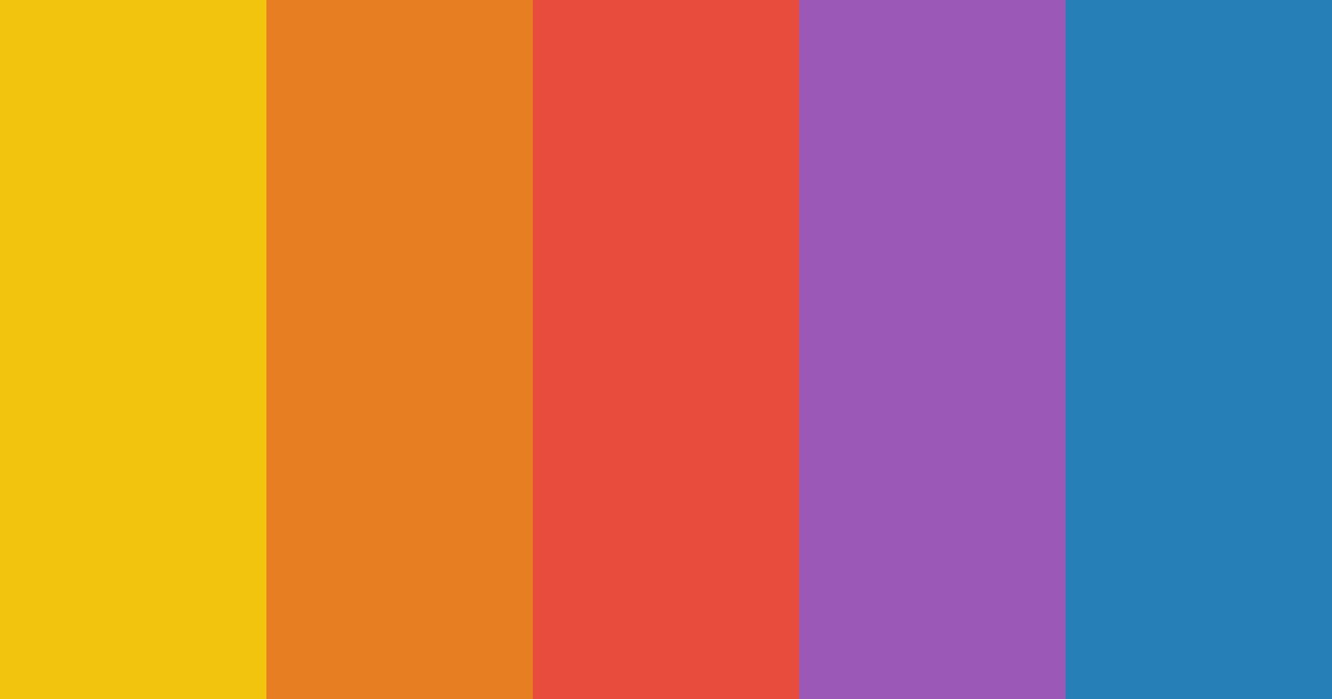 Download lo-fi 90s sunset color palette PNG image (landscape)