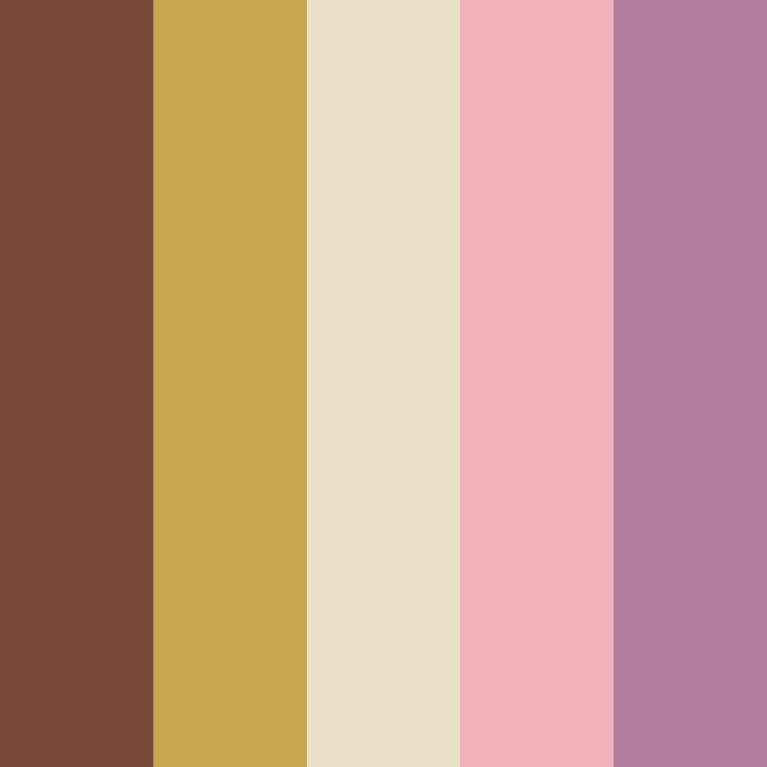 Download rustic charm color palette PNG image (square)