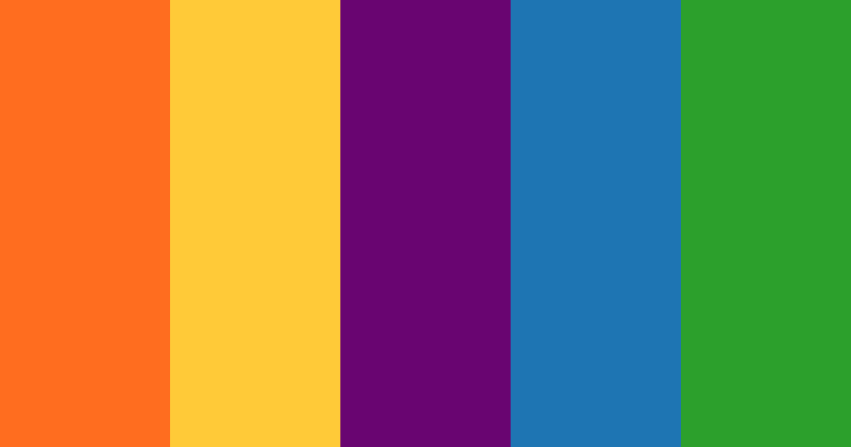 Download retro color palette PNG image (landscape)