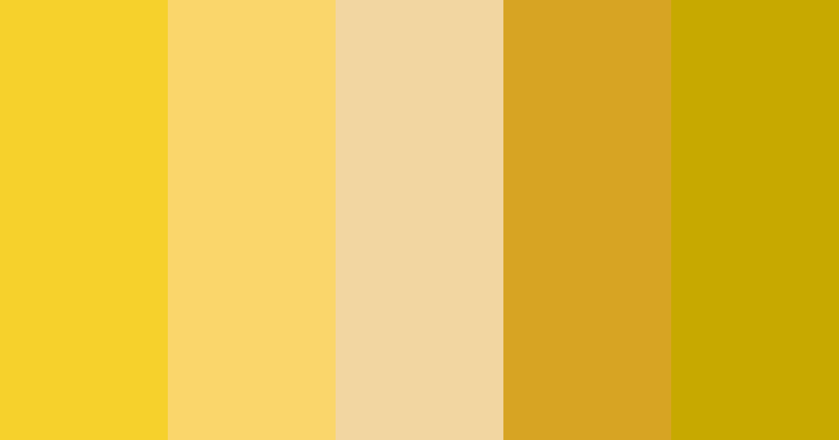 Download sunflower color palette PNG image (landscape)