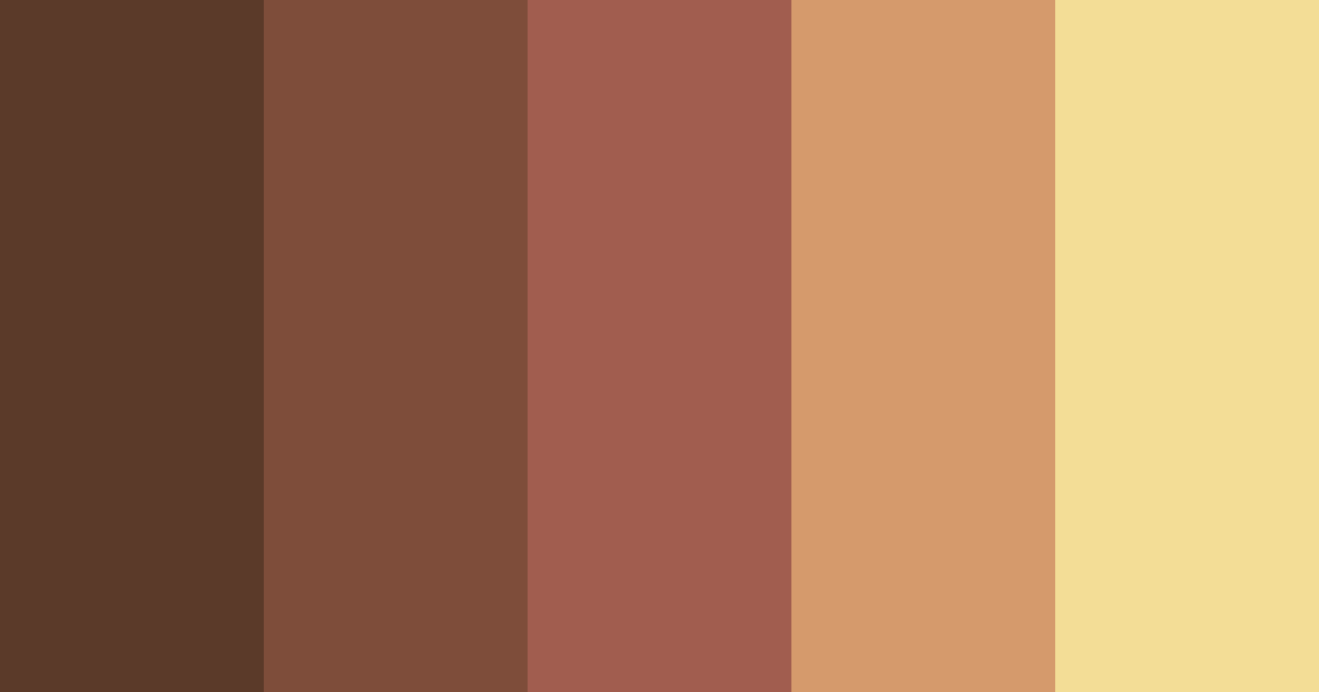 Download mahogany sunset color palette PNG image (landscape)