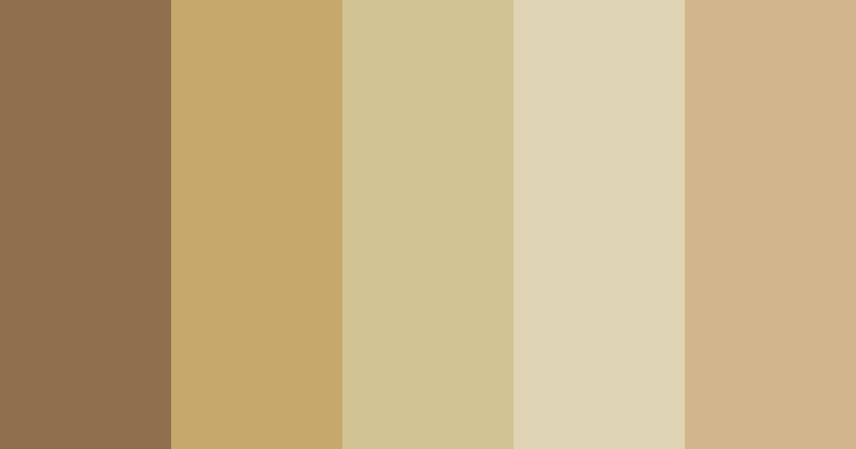 Download earthy tones color palette PNG image (landscape)