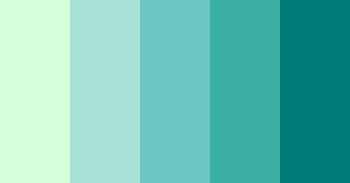 Download snowy mint color palette PNG image (landscape)